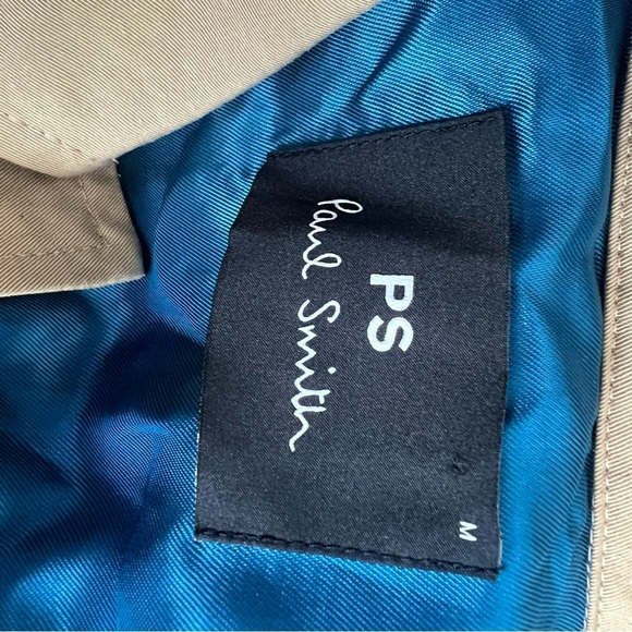 Paul Smith Mens Regular Fit Beige Trench Coat Size M - Picture 6 of 10